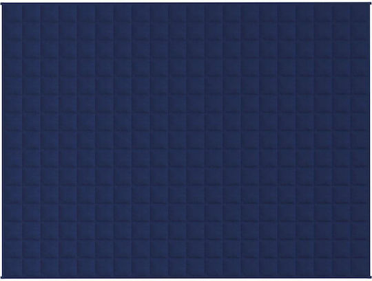 vidaXL Schwerkraftdecke Moné 152x203cm Blau