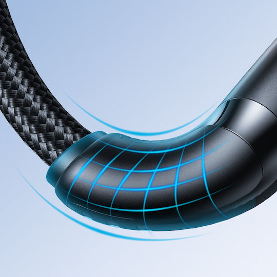 Joyroom S-UM018A11 Braided USB 2.0 to micro USB Cable Μαύρο 2m