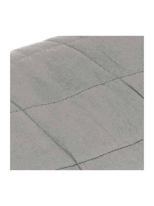 vidaXL Одеяло Гравитация Едно 150x200см Сиво