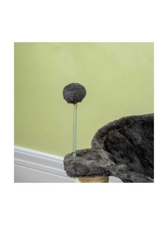 Pawhut Scratching Post Poles Gray 53.55x53.5x66cm