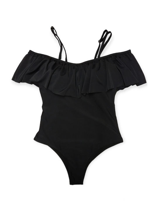 U-wear 1703 Ολόσωμο Μαγιό Μαύρο