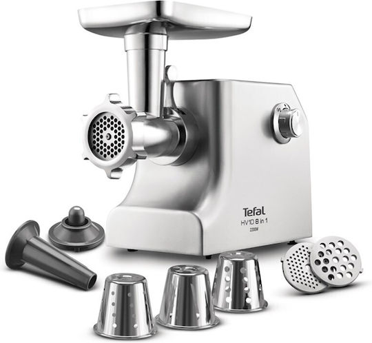 Tefal Μηχανή Άλεσης Κιμά / Ντομάτας 2200W Ασημί