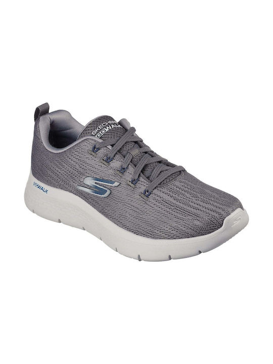 Go Walk Flex Sport Shoes Running Gray