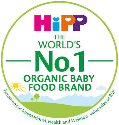 Hipp Fruit Cream Ροδάκινο με Μήλο Gluten-Free for 4m+ 190gr