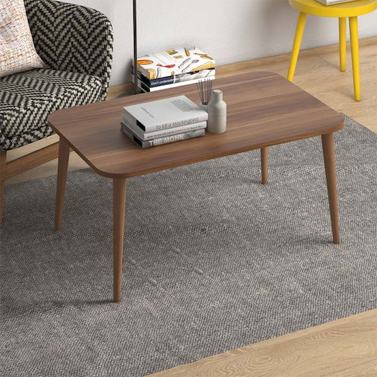 Rechteckig Couchtisch Soul Holz Walnut B90xT55xH41cm