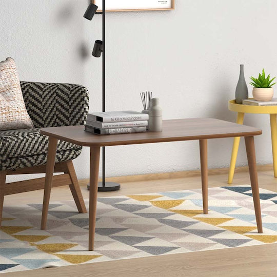 Rechteckig Couchtisch Soul Holz Walnut B90xT55xH41cm