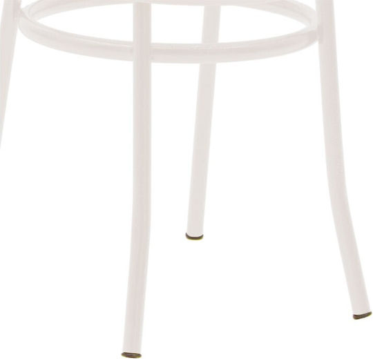 Wien Kitchen Metallic Chair Ecru / Beige 40x47x85cm