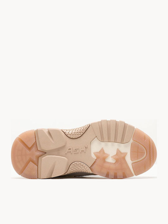 Addict Combo Chunky Sneakers Beige