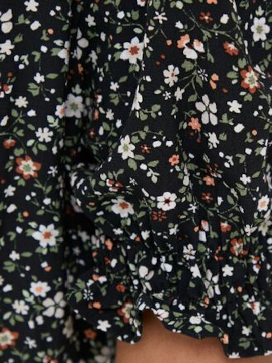 Alida De Damă Mâneca scurta Short întreg Negru