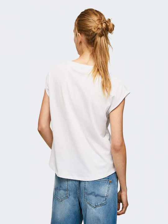 Pepe Jeans Marguerite Damen T-Shirt Weiß