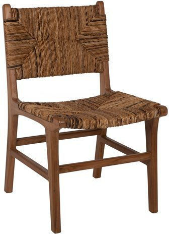 Dining Room Wooden Chair Natural 54x55x86cm