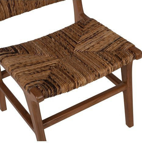 Dining Room Wooden Chair Natural 54x55x86cm