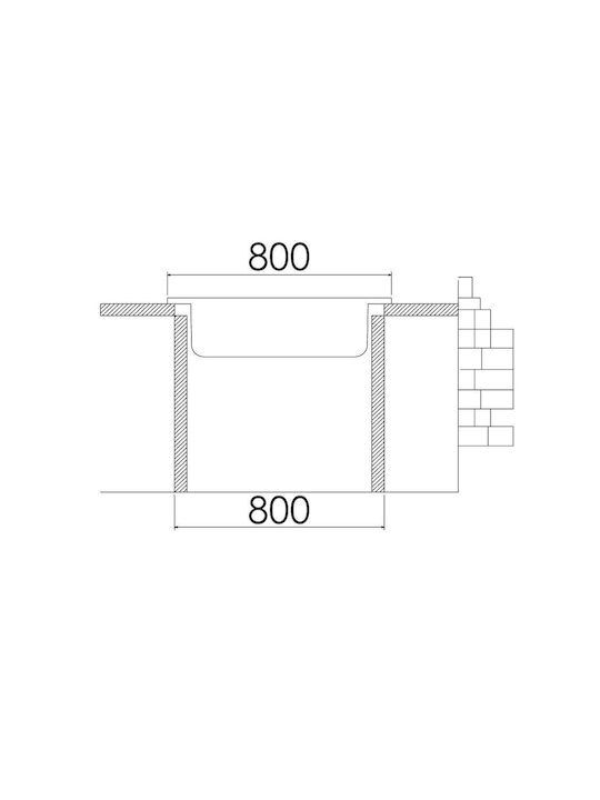 Excel Dimitra 719CMAS65 Ένθετος Νεροχύτης Inox Σατινέ Μ80xΠ50cm Ασημί