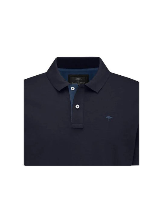 Fynch Hatton Ανδρικό T-shirt Polo Navy Μπλε