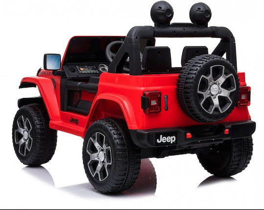 Wrangler Rubicon Doppelsitzer mit Fernbedienung Lizensiert 12 Volt Rote Für 2+ Jahre 1555/Rot