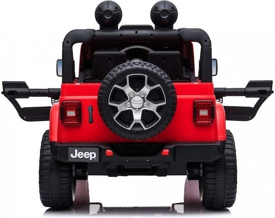 Wrangler Rubicon Doppelsitzer mit Fernbedienung Lizensiert 12 Volt Rote Für 2+ Jahre 1555/Rot