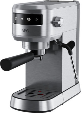 AEG EC6-1-6ST Μηχανή Espresso 1450W Πίεσης 15bar Ασημί