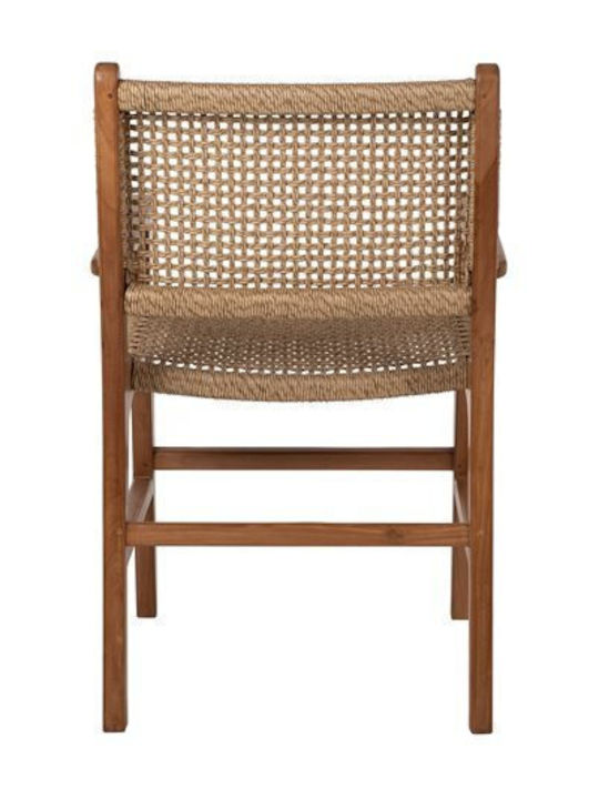 Fotoliu de exterior Rattan Natural-beige 54x55x86cm
