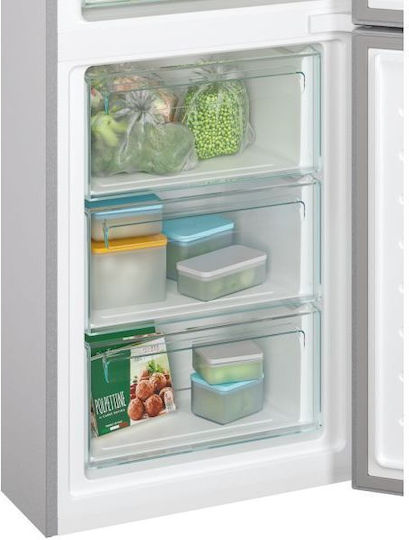 Candy Combină frigorifică 377lt Total NoFrost Î200xL59.5xA65.8cm. Inox CCE4T620ES