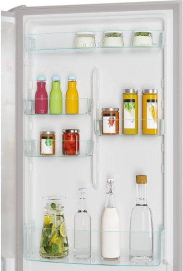 Candy Combină frigorifică 377lt Total NoFrost Î200xL59.5xA65.8cm. Inox CCE4T620ES