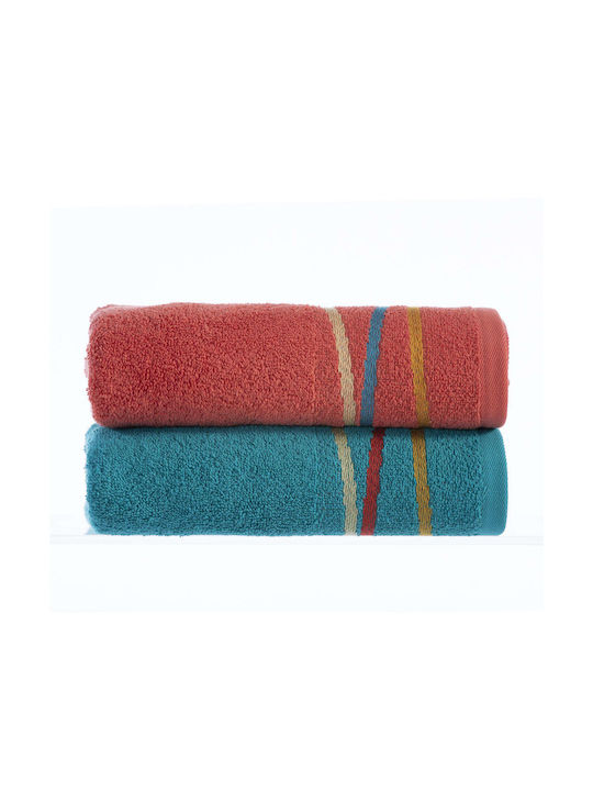 Nef-Nef Homeware Hand Towel Take It Easy 033293 30x50cm. Ginger Weight 500gr/m²