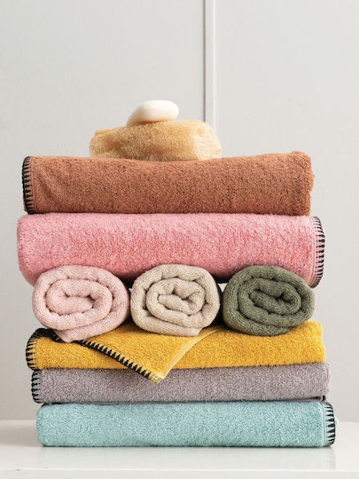 Palamaiki Handtuch Brooklyn 30x50εκ. Beige Gewicht 500gr/m²