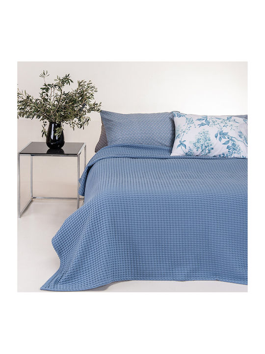 Melinen Patmos Piqué Decke Übergröße 230x240cm Jean