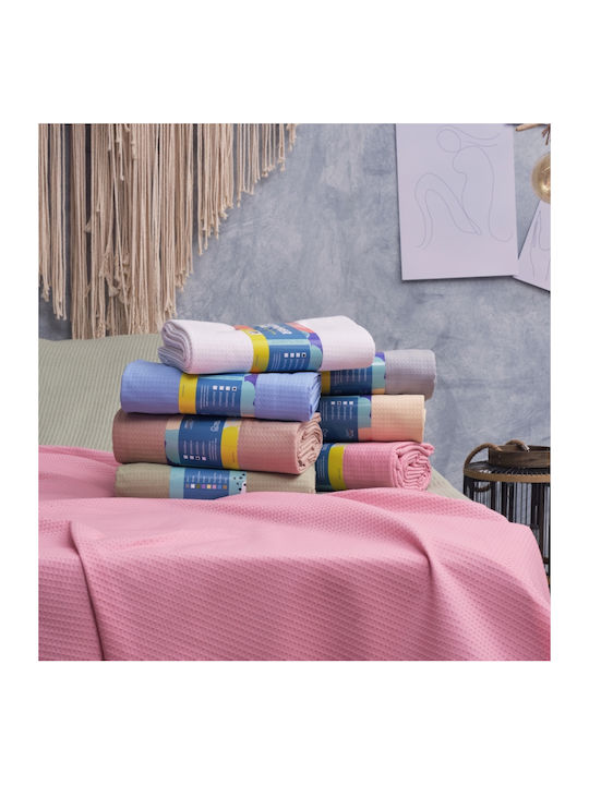 Cokitex Summer Blanket Pique King Size 260x280cm. Pink