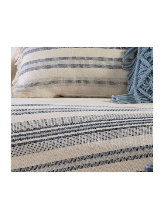 Nef-Nef Homeware Miles Ριχτάρι Διθέσιου Καναπέ 180x250εκ. White / Blue