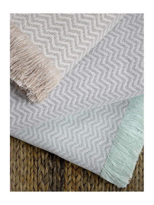 Nima Cuvertură Pentru Canapea De Fotoliu Wavy 180x180cm Gri