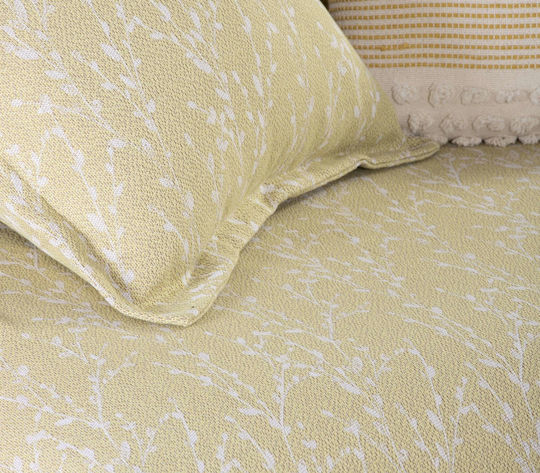 Nef-Nef Homeware Estia Sofa Throw 2 Seater 170x250cm Yellow