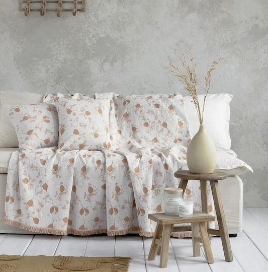 Nima Tullio Armchair Throw 180x180cm Terracotta