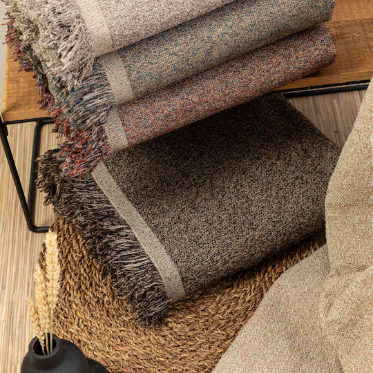 Borea Plexis Рифтари Фотьойл Chenille 150x180 см Кафяв