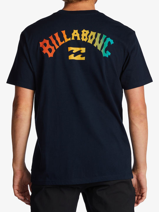 Billabong Arch Fill T-shirt Bărbătesc cu Mânecă Scurtă Albastru marin