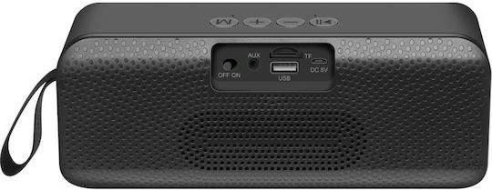 Defender Q1 Bluetooth Speaker 10W with Radio and Battery Life up to 3 hours Black