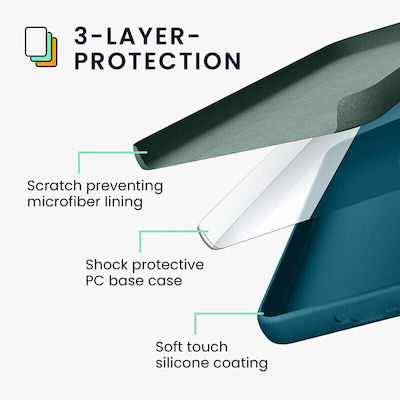 KWmobile Back Cover Σιλικόνης Matte Petrol (Galaxy S23 Ultra)