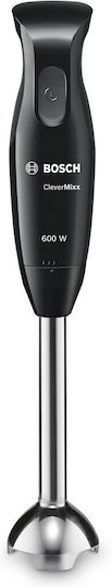 Bosch CleverMixx Ραβδομπλέντερ με Ανοξείδωτη Ράβδο 600W Μαύρο