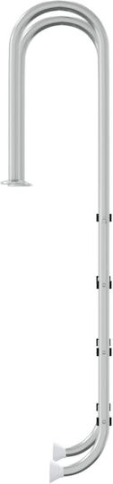 vidaXL Pool Ladder made of Stainless Steel 184.5x54x38cm Silver