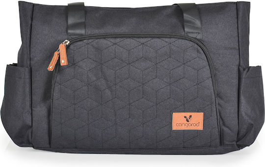 Cangaroo Shoulder/Hand Diaper Bag Keily 109990 Black 44x13x29cm.