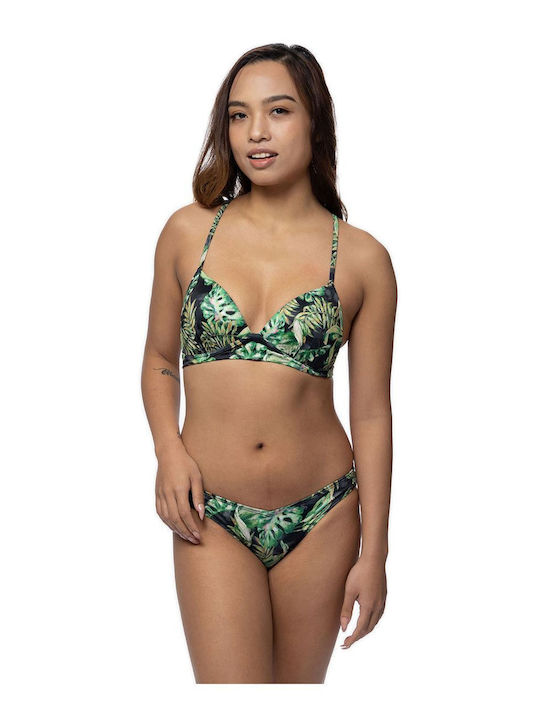 Kano Bikini Τριγωνάκι με Ενίσχυση Floral