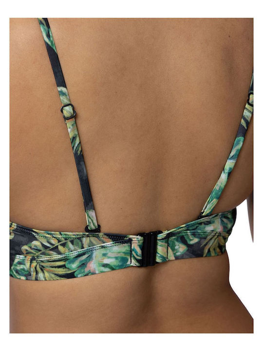 Kano Bikini Τριγωνάκι με Ενίσχυση Floral