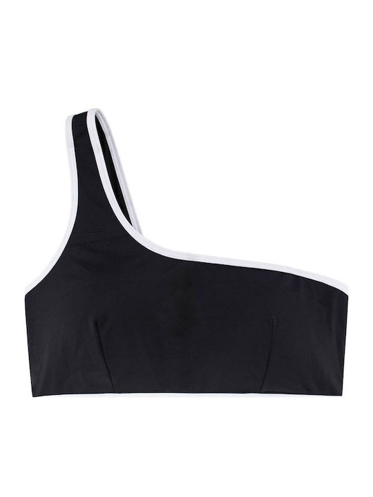 Bikini με έναν Ώμο Μαύρο