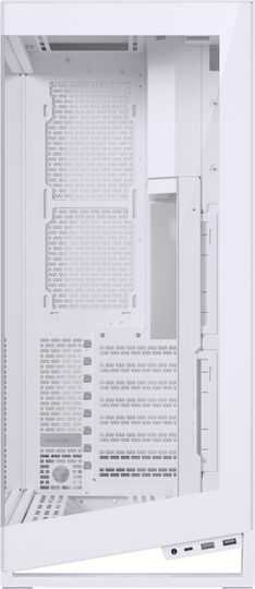 Phanteks NV7 Gaming Full Tower Computer Case with Side Window and RGB Lighting White
