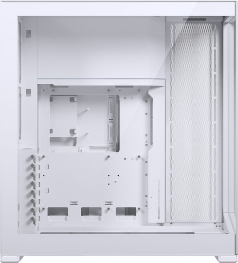 Phanteks NV7 Gaming Full Tower Computer Case with Side Window and RGB Lighting White