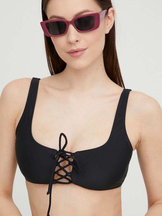 Erika Lattice Set Bikini Μπουστάκι & Brazil Μαύρο