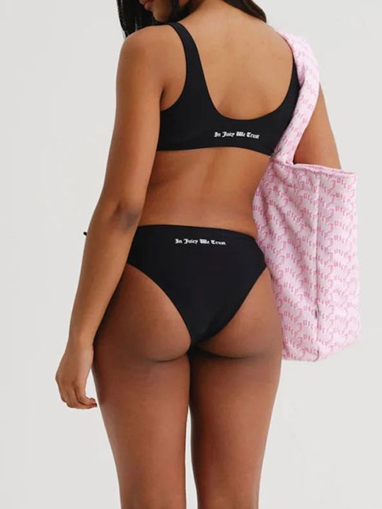 Erika Lattice Set Bikini Μπουστάκι & Brazil Μαύρο