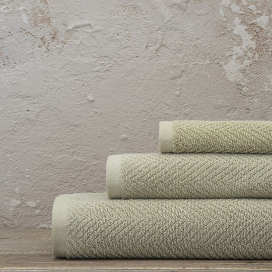 Nima Πετσέτα Χεριών Bold 30x50εκ. Beige Βάρους 550gr/m²
