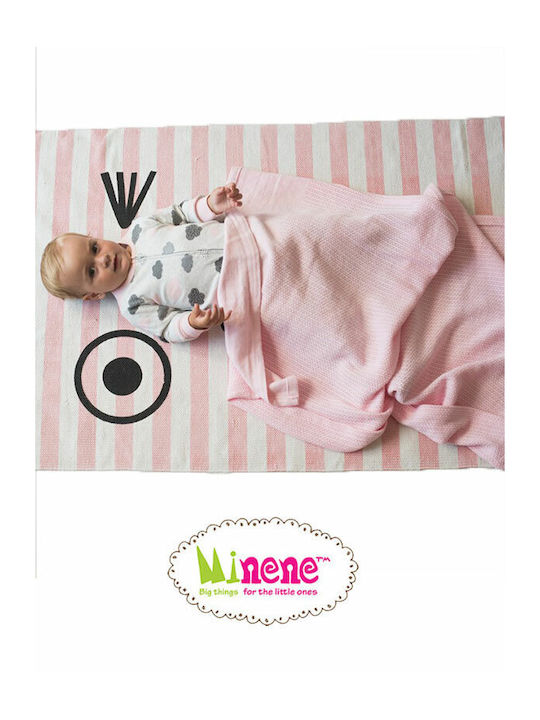 Minene Κουβέρτα Αγκαλιάς & Λίκνου Knitted 70x110εκ.