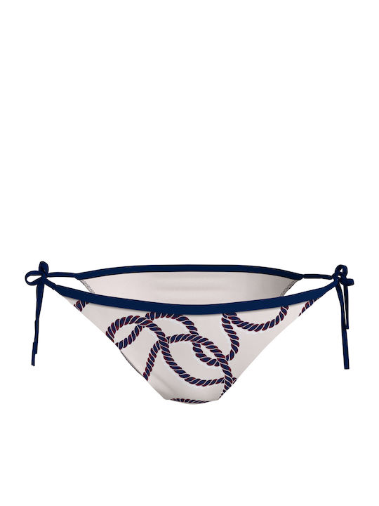 Bikini Inferioare Slip Cu Dantelă Alb
