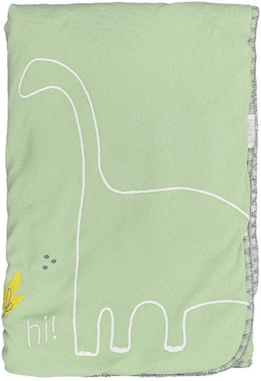 Bi Baby Pătură Pepinieră Swaddling pături 100% bumbac Verde 85x90cm